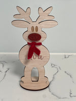 Upright Personalised Reindeer