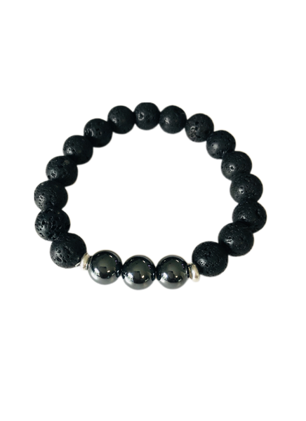 Hematite Aromatherapy Bracelet