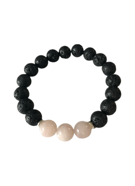 Rose Quartz Aromatherapy Bracelet