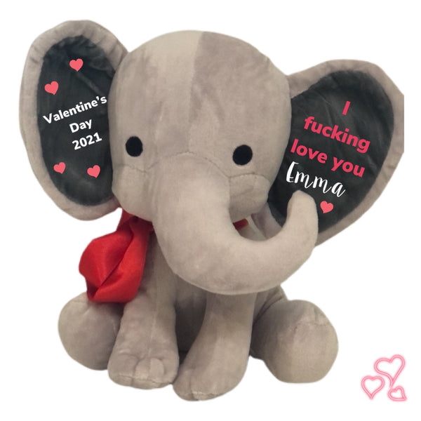 I F***** Love You Keepsake Elephant