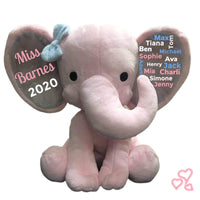 Keepsake Birth Announcement Elephant