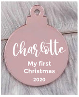 Personalised Christmas Baubles