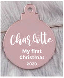 Personalised Christmas Baubles