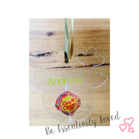 Personalised Reindeer Bauble / Lollipop Holder